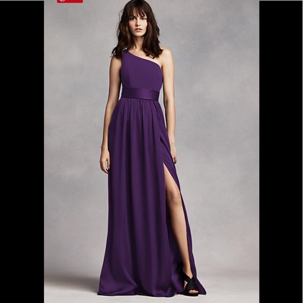 David’s bridal white by Vera wang bridesmaid dress